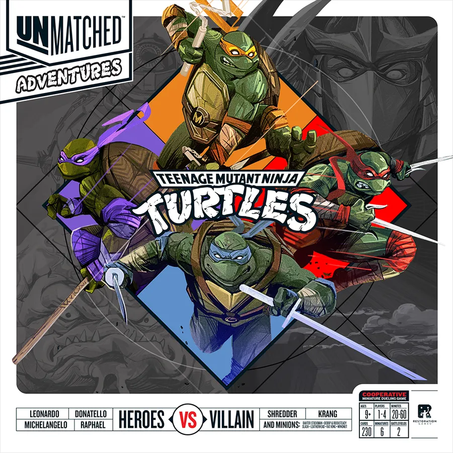 Unmatched Adventures: Teenage Mutant Ninja Turtles (Kickstarter Bundle) (English)