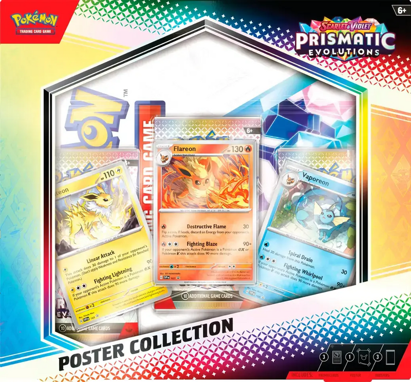 Pokemon TCG: SV8.5 Prismatic Evolutions Poster Collection (Pre-Order)