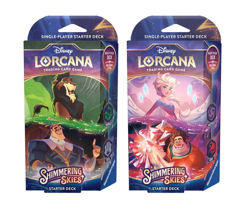 Disney Lorcana : Decks de démarrage Shimmering Skies