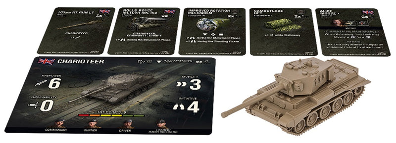 Jeu de figurines World of Tanks : conducteur de char britannique