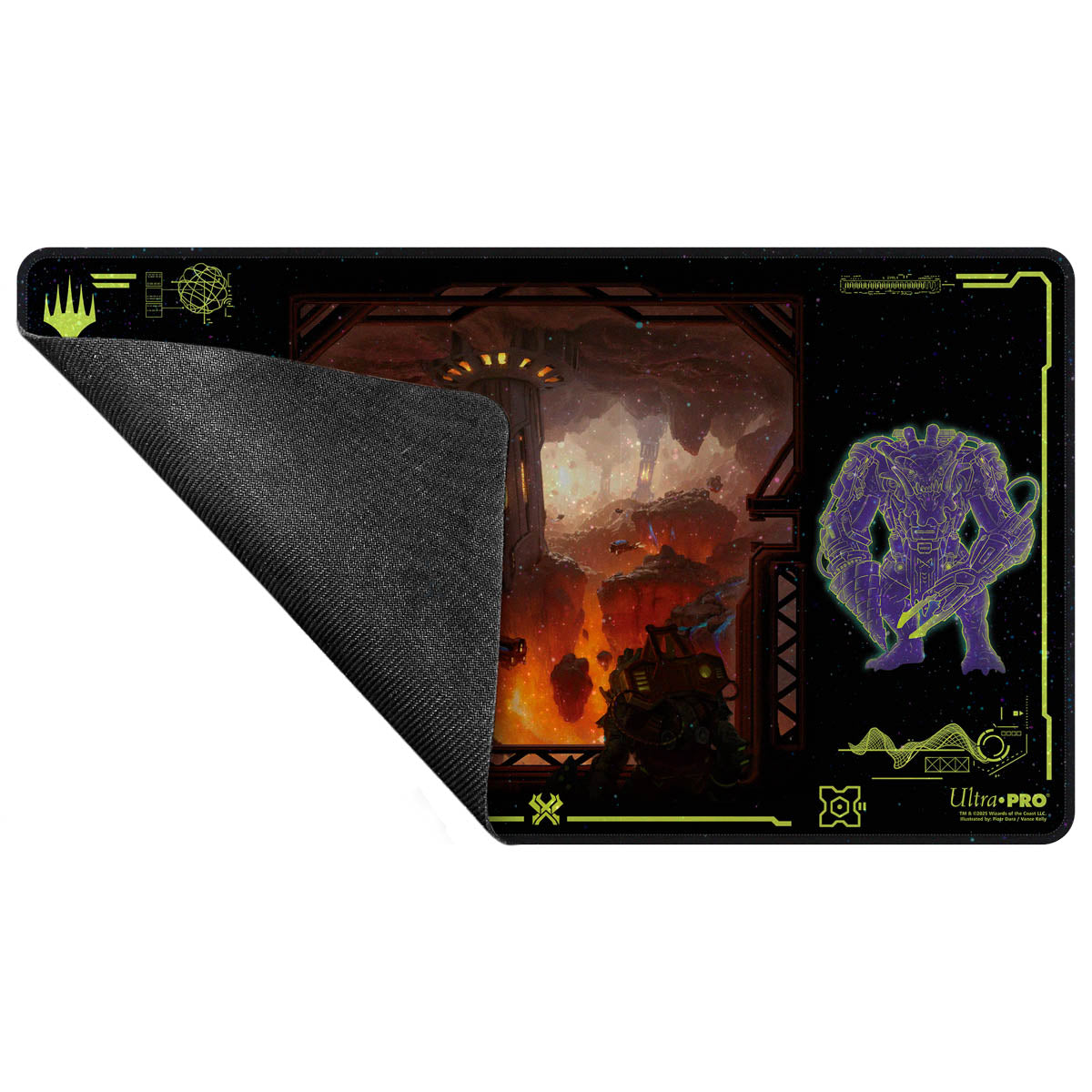 Tapis de jeu Magic: The Gathering - Edge of Eternities : Holofoil rouge