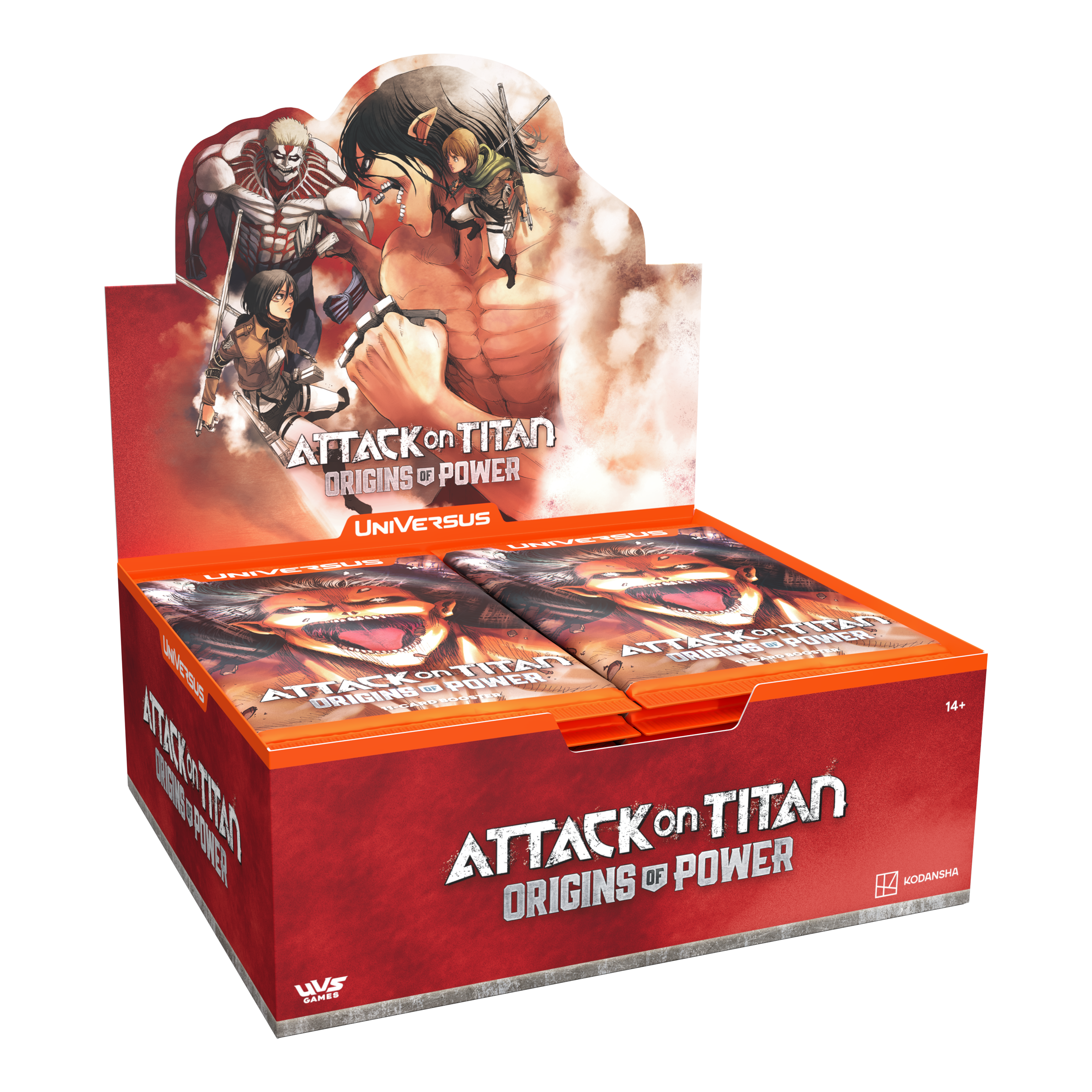 Universus: Attack on Titan: Origins of Power - Booster Display