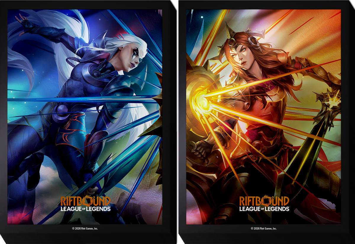 Riftbound TCG: Vendetta Art Sleeves - #3 Diana vs Leona 100CT (Pre-Order)