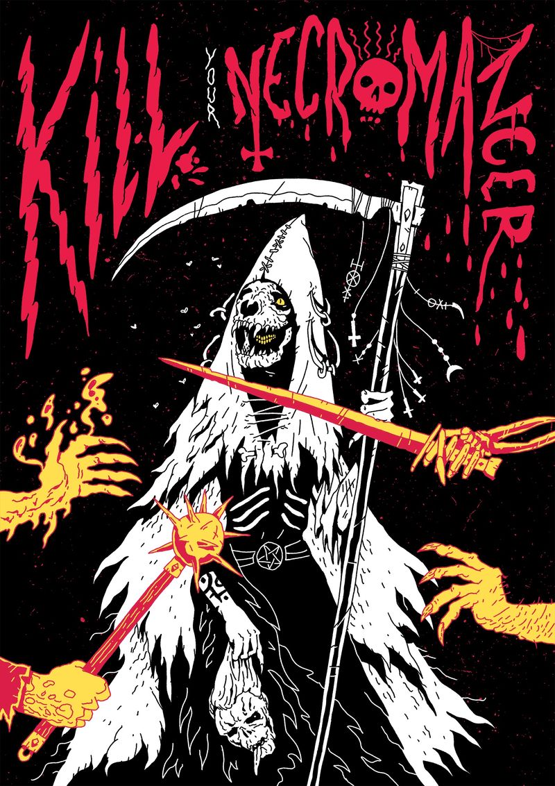 Kill Your Necromancer (Mork Borg) Softcover (English)