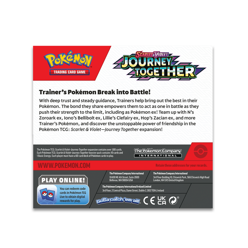 JCC Pokémon : Coffret de boosters SV9 Voyage ensemble