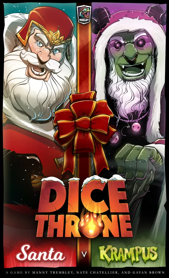 Dice Throne : Coffret de fêtes de fin d'année Père Noël contre Krampus