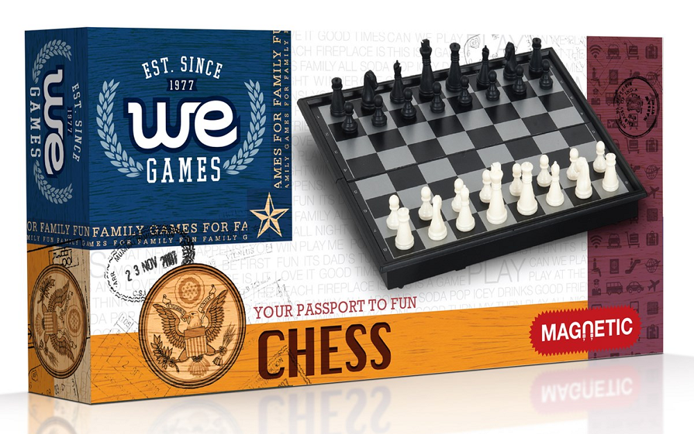 Folding Magnetic 10" Chess Set