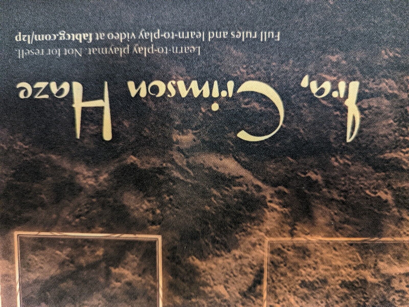 Flesh and Blood - Two Player Ira, Crimson Haze Playmat With Thank You