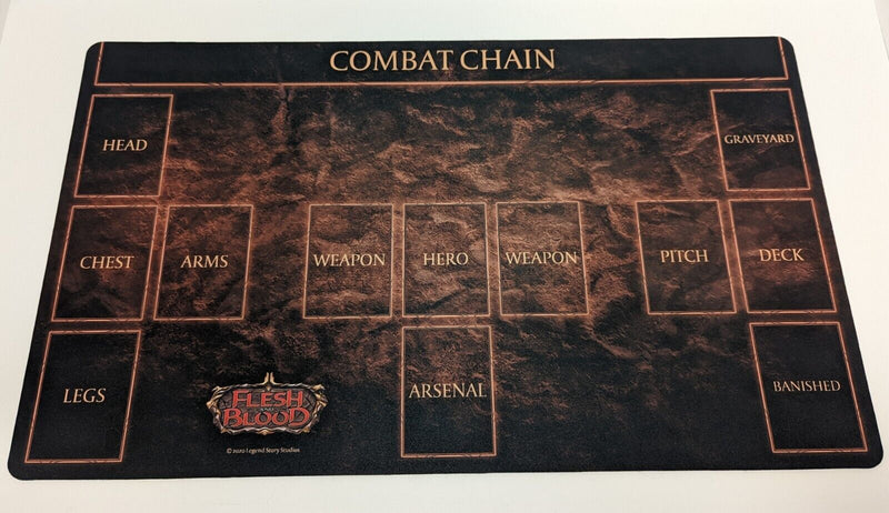 Flesh and Blood TCG Official Rubber Playmat - Brown