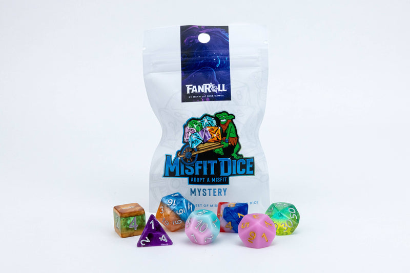 Mystery Misfit - Pack de 7 dés en résine