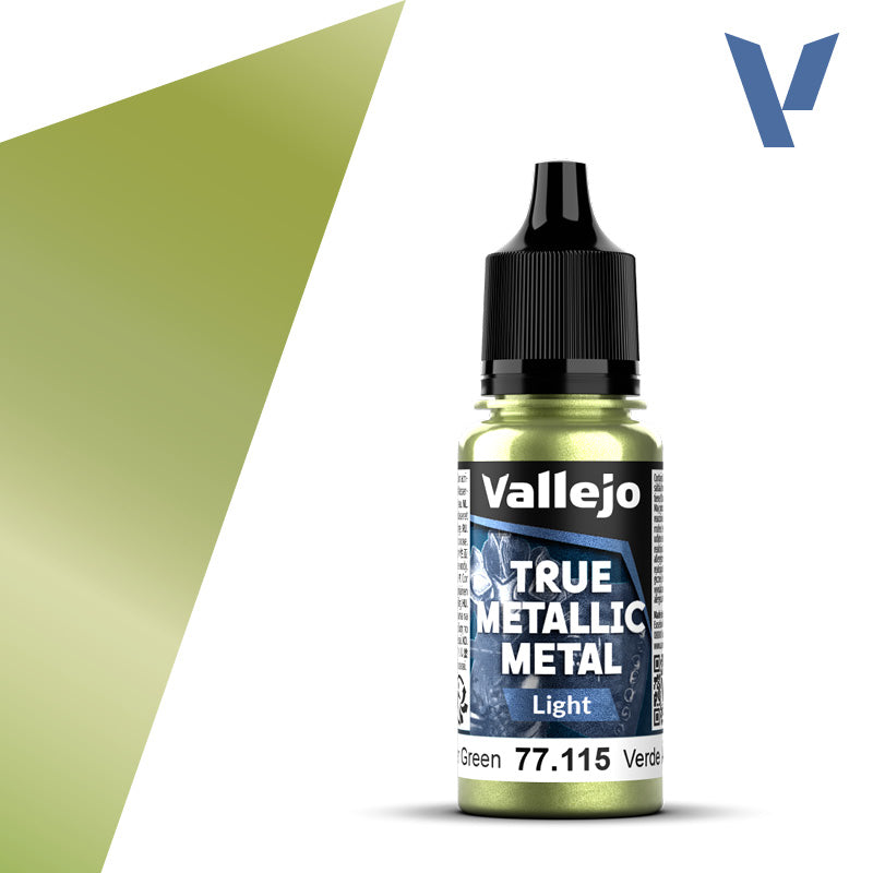 True Metallic Metal: Light - Amber Green