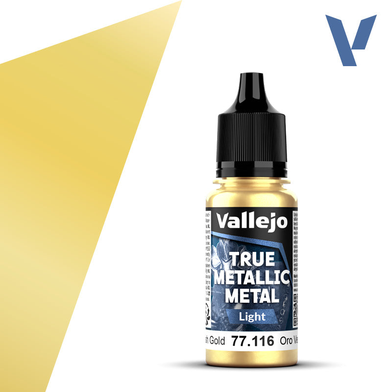 True Metallic Metal: Light - Greenish Gold
