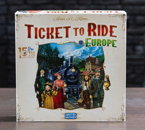 Ticket to ride Europe 15e anniversaire