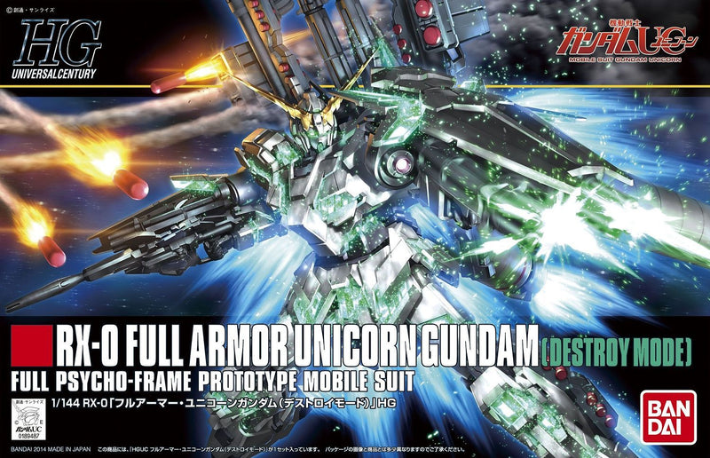 HG 1/144 Licorne Gundam à armure complète (mode destruction)
