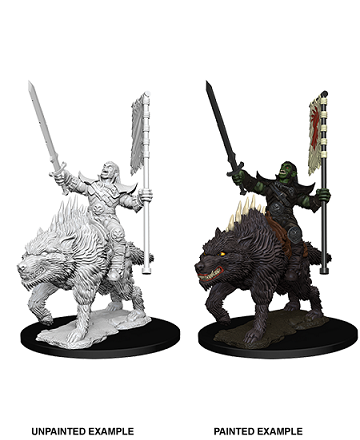 Pathfinder: Orc on Dire Wolf