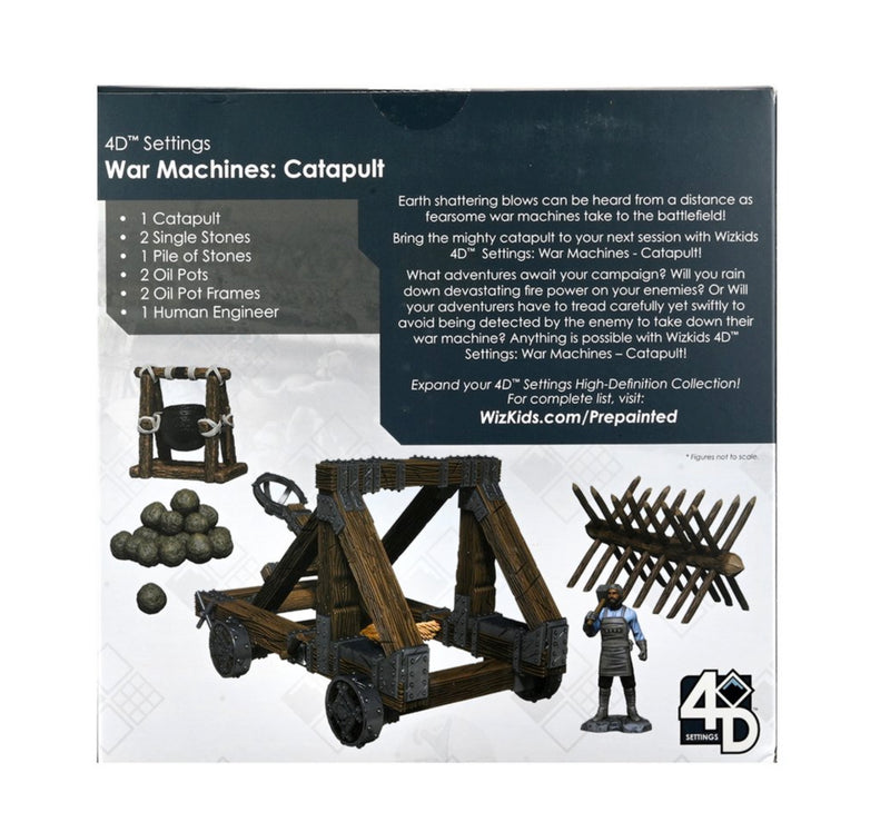 Paramètres 4D : Catapulte des machines de guerre