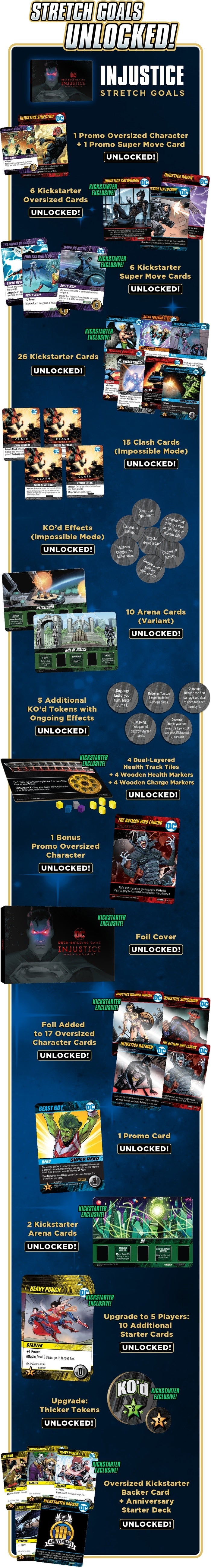 DC Deck Building  Injustice Gods Among Us (Kickstarter Edition)