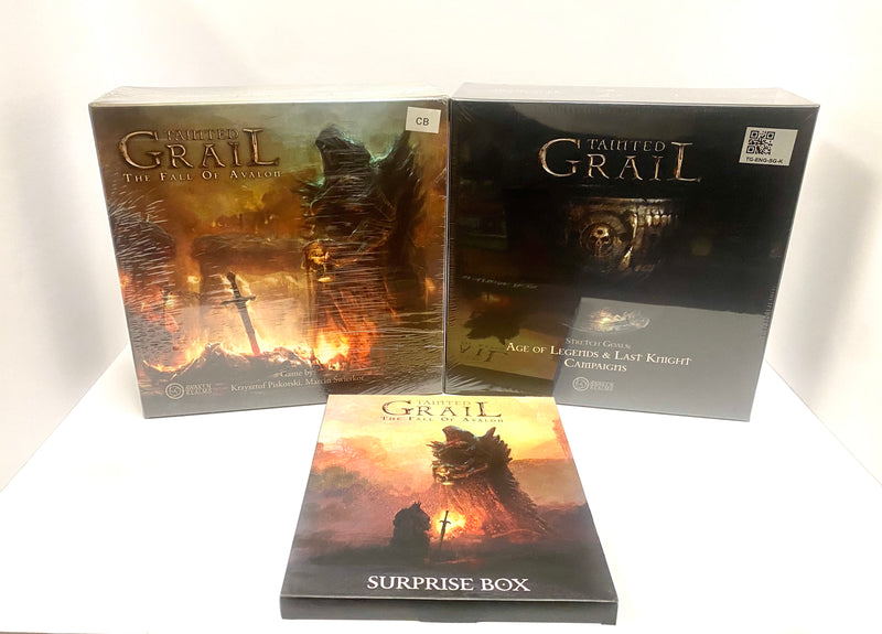 Tainted Grail: The Fall of Avalon + Age of Legends & Last Knight Campaigns + Surprise Box