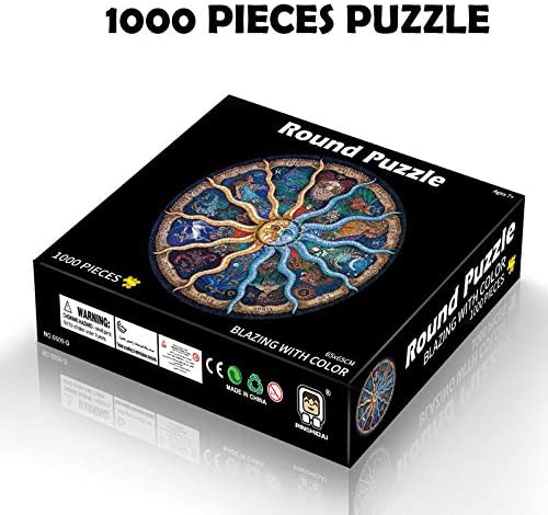 Puzzle Rond Signes du Zodiaque (1000 pcs 25.5")