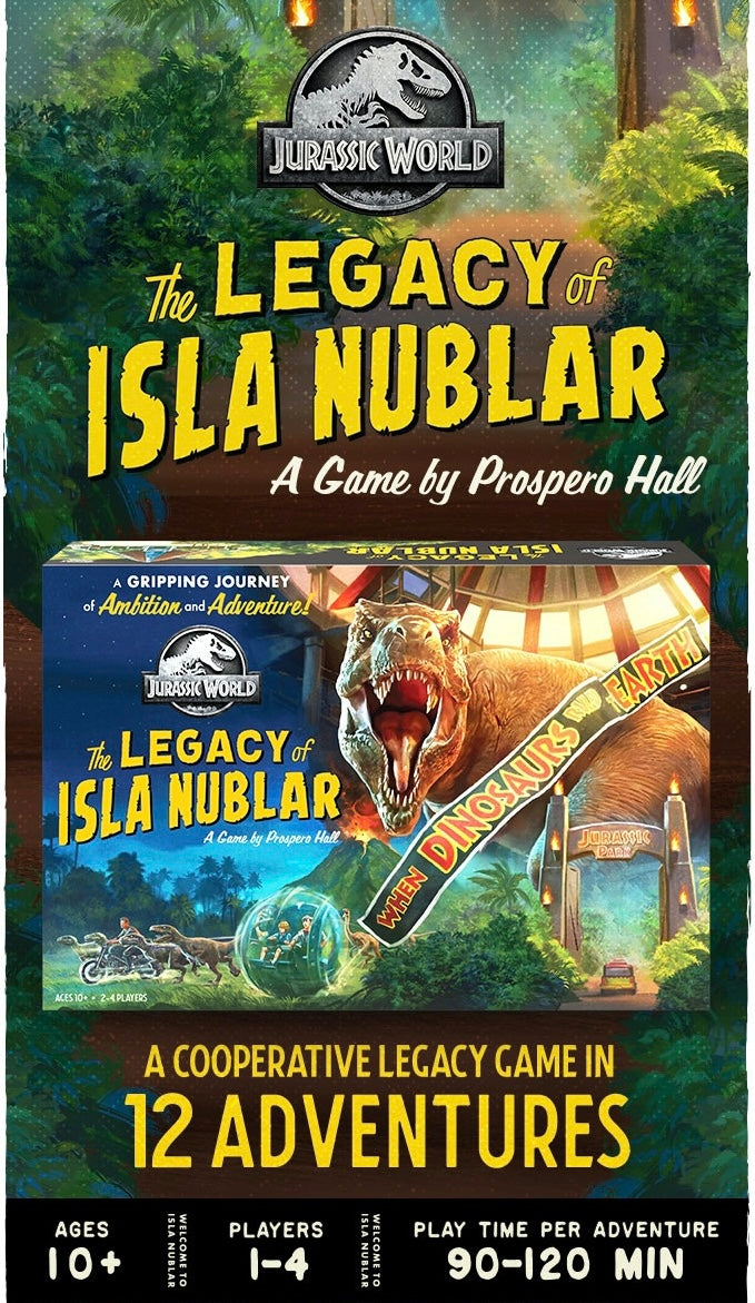 Jurassic Park: The Legacy of Isla Nublar (Kickstarter)