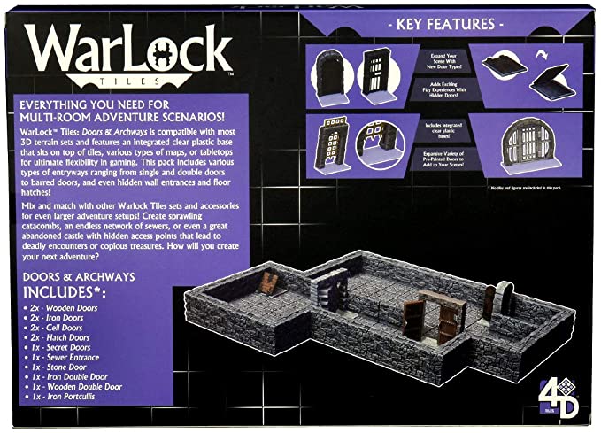 Warlock Tiles: Doors & Archways