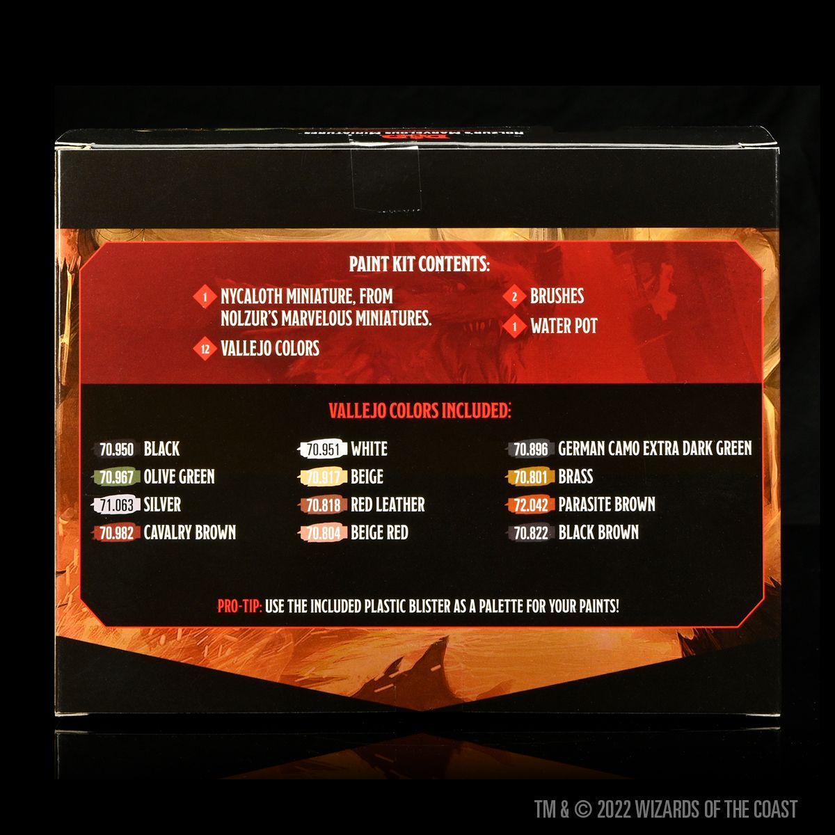 Kit de nuit de peinture non peinte D&amp;D : Nycaloth