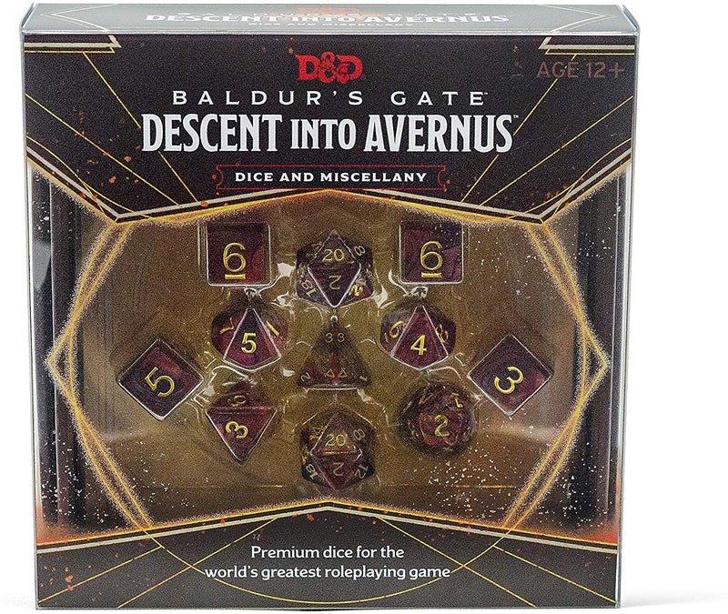 D&D RPG: Baldur's Gate Descent Into Avernus Dice