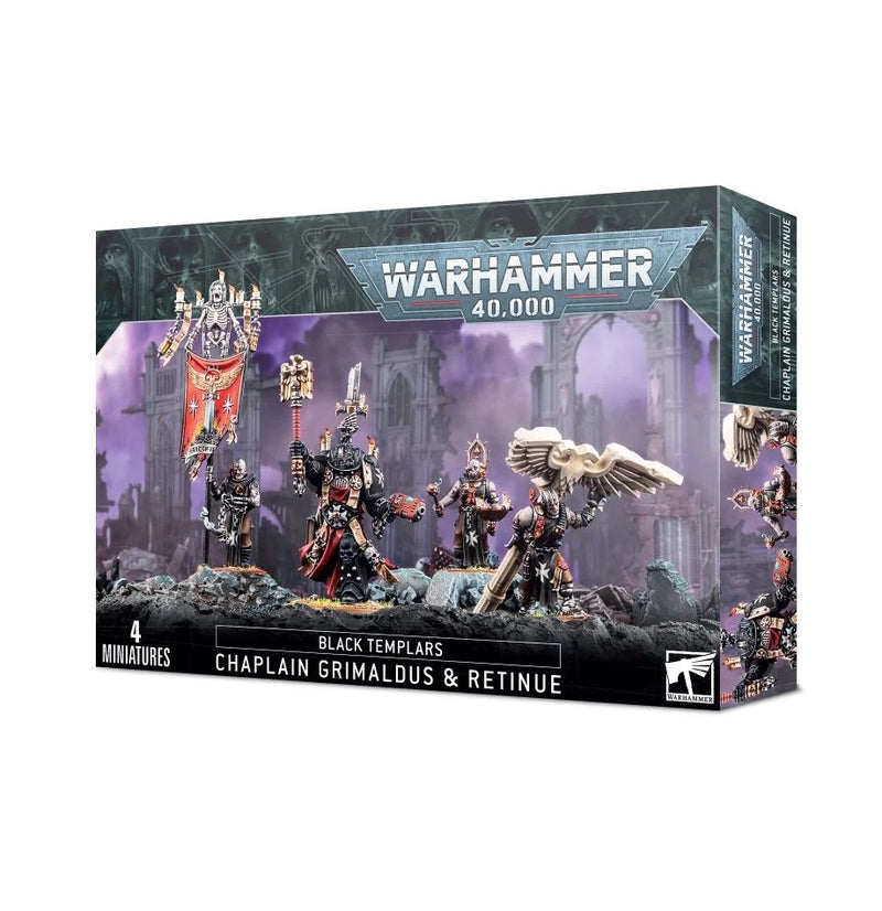 Black Templars : Chapelain Grimaldus &amp; Suite