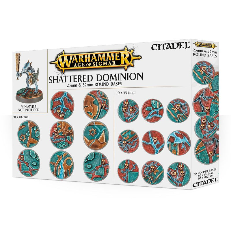 Shattered Dominion : socles ronds de 25 et 32 mm