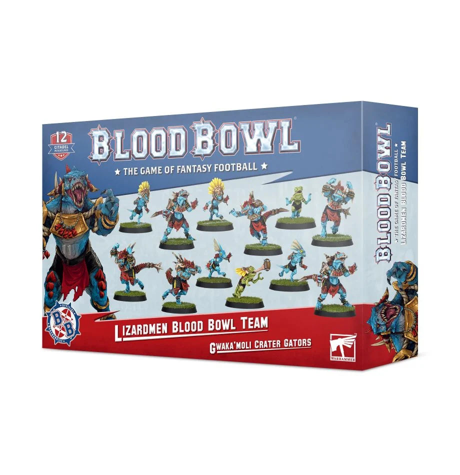L'équipe des hommes-lézards Blood Bowl : les alligators du cratère Gwaka'moli