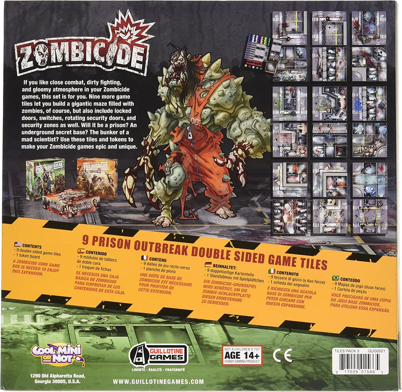 Zombicide 2nd Edition: Prison Outbreak - Tile Pack
