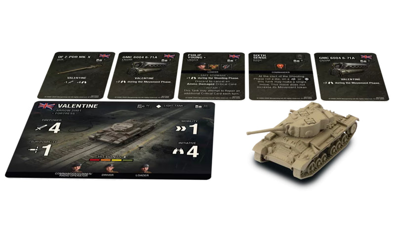 World of Tanks Miniatures Game: British Valentine