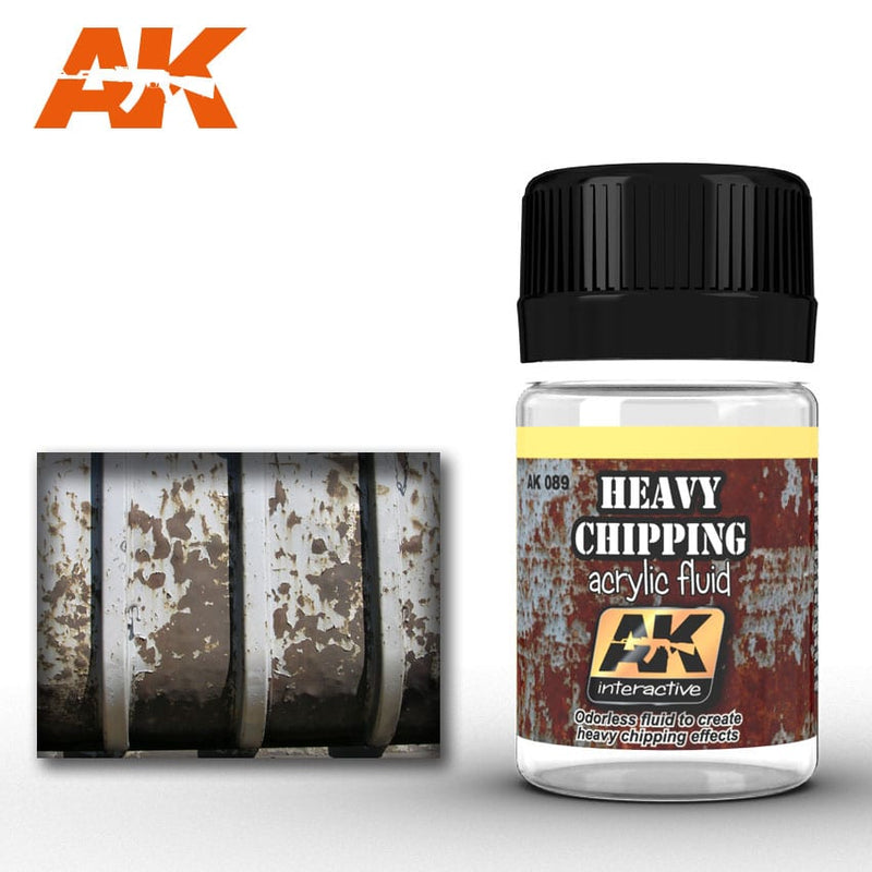 AK Interactive Heavy Chipping Effects Acrylic Fluid