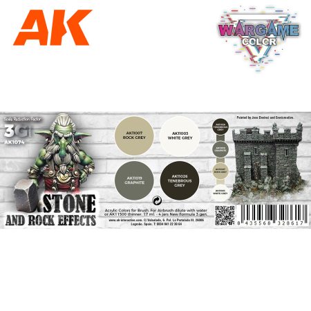 Wargame Color Set: Stone and Rock Effects