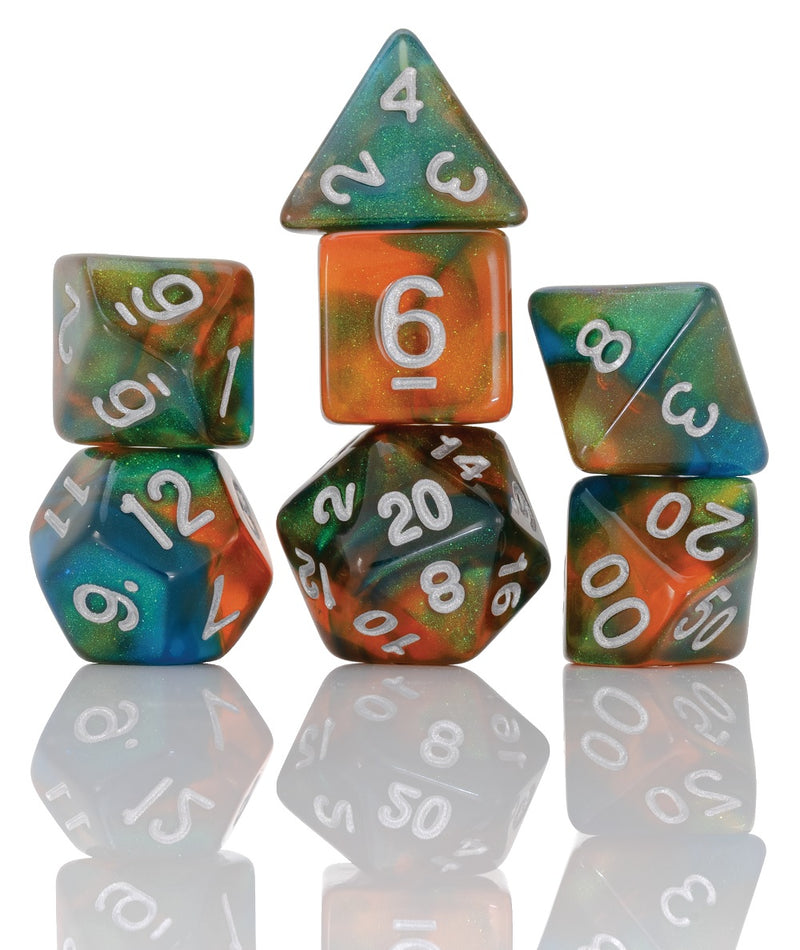 Persimmon Punch 7+1 Dice Set