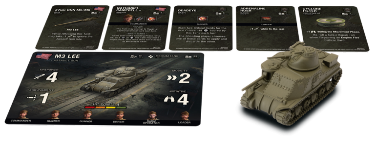World of Tanks Miniatures Game:  American M3 Lee (English)