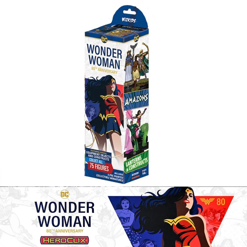 DC Heroclix : Pack Booster 80e Anniversaire de Wonder Woman