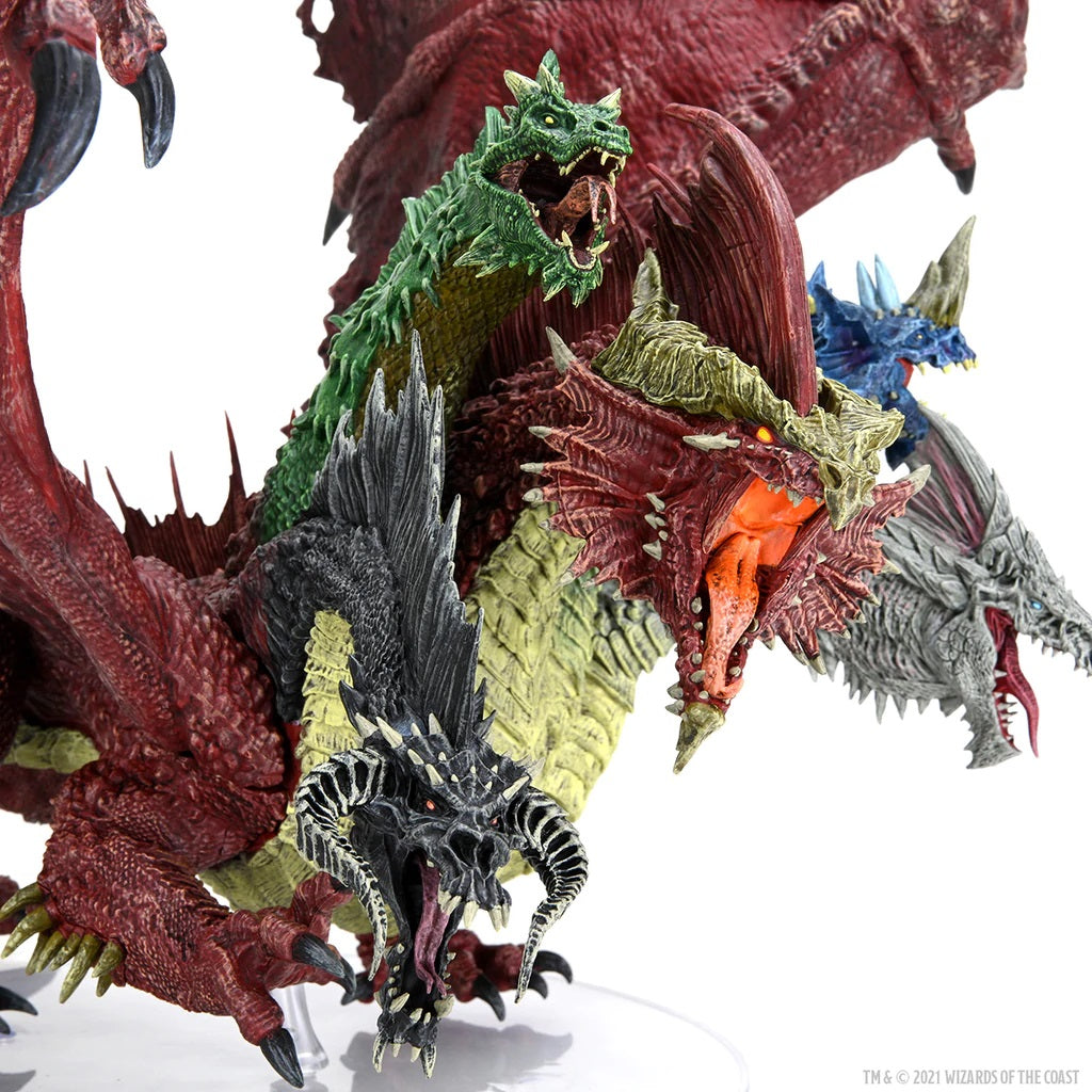 Icônes D&amp;D des miniatures des royaumes : Tiamat gargantuesque