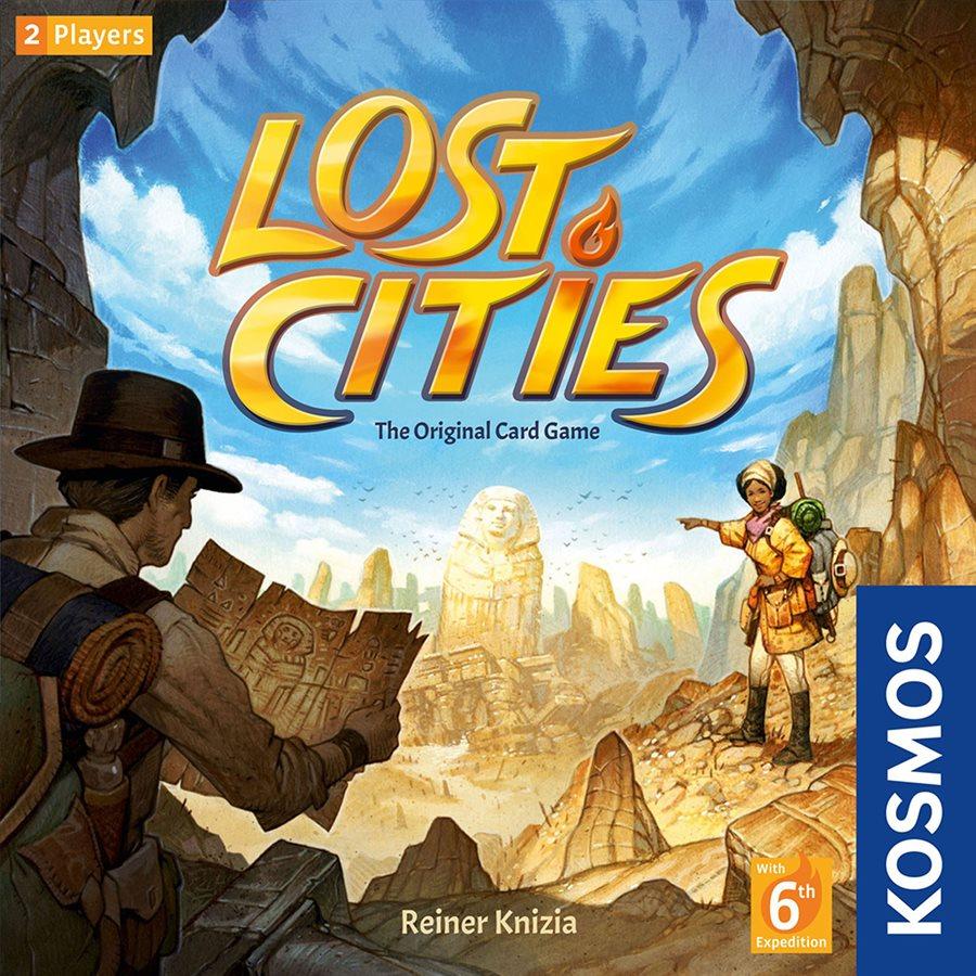 Lost Cities Card Game with 6th Expedition (English)
