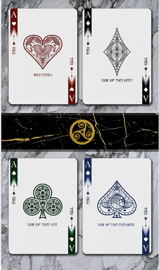 Immortals - Hades Deck Gilded Playing Cards (Damaged)