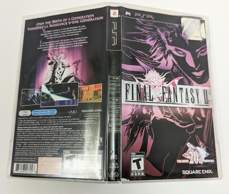 Final Fantasy II PSP (Used)