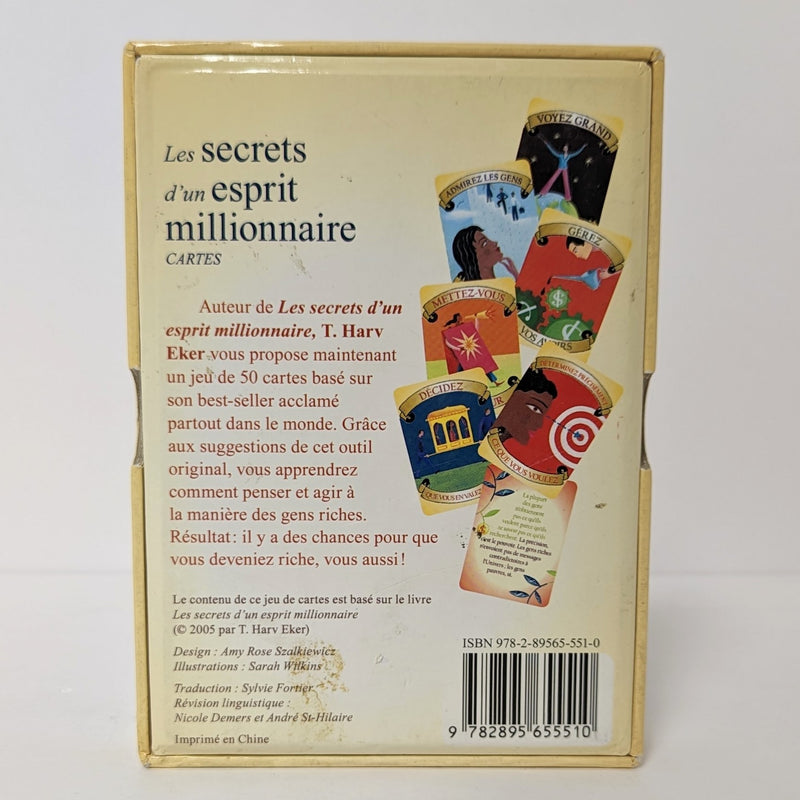Les Secrets D'Un Esprit Millionnaire Cartes (French) (Used)
