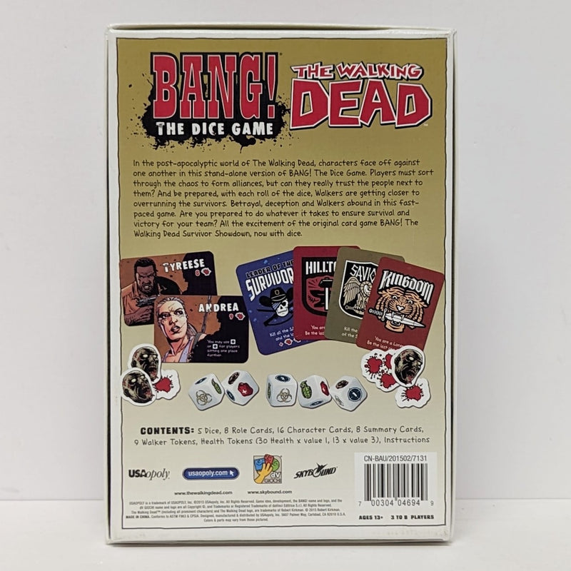 Bang! The Dice Game The Walking Dead (Used)