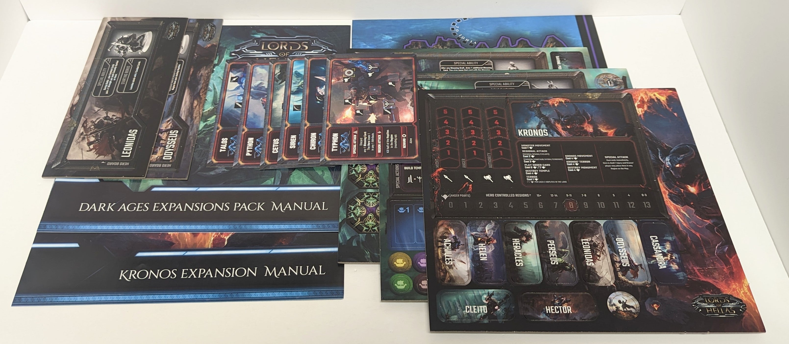 Coffret Lords of Hellas + Warlord (Occasion) (Bundle) (Kickstarter)