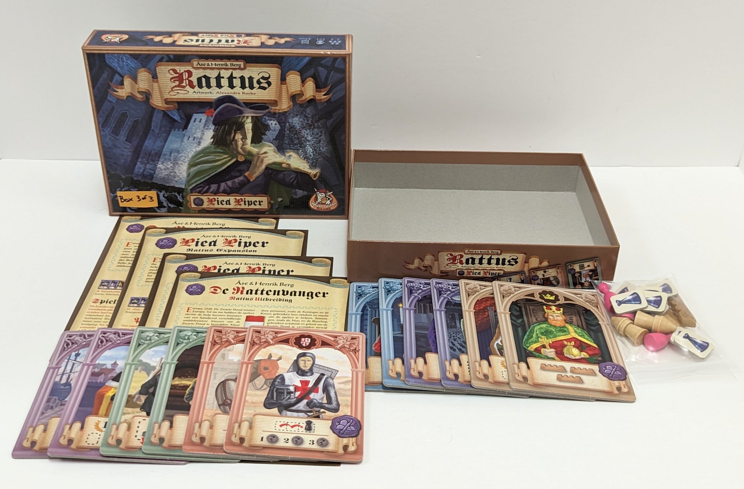 Rattus + Africanus Expansion + Pied Piper Expansion  (Multi) (Bundle) (Used)