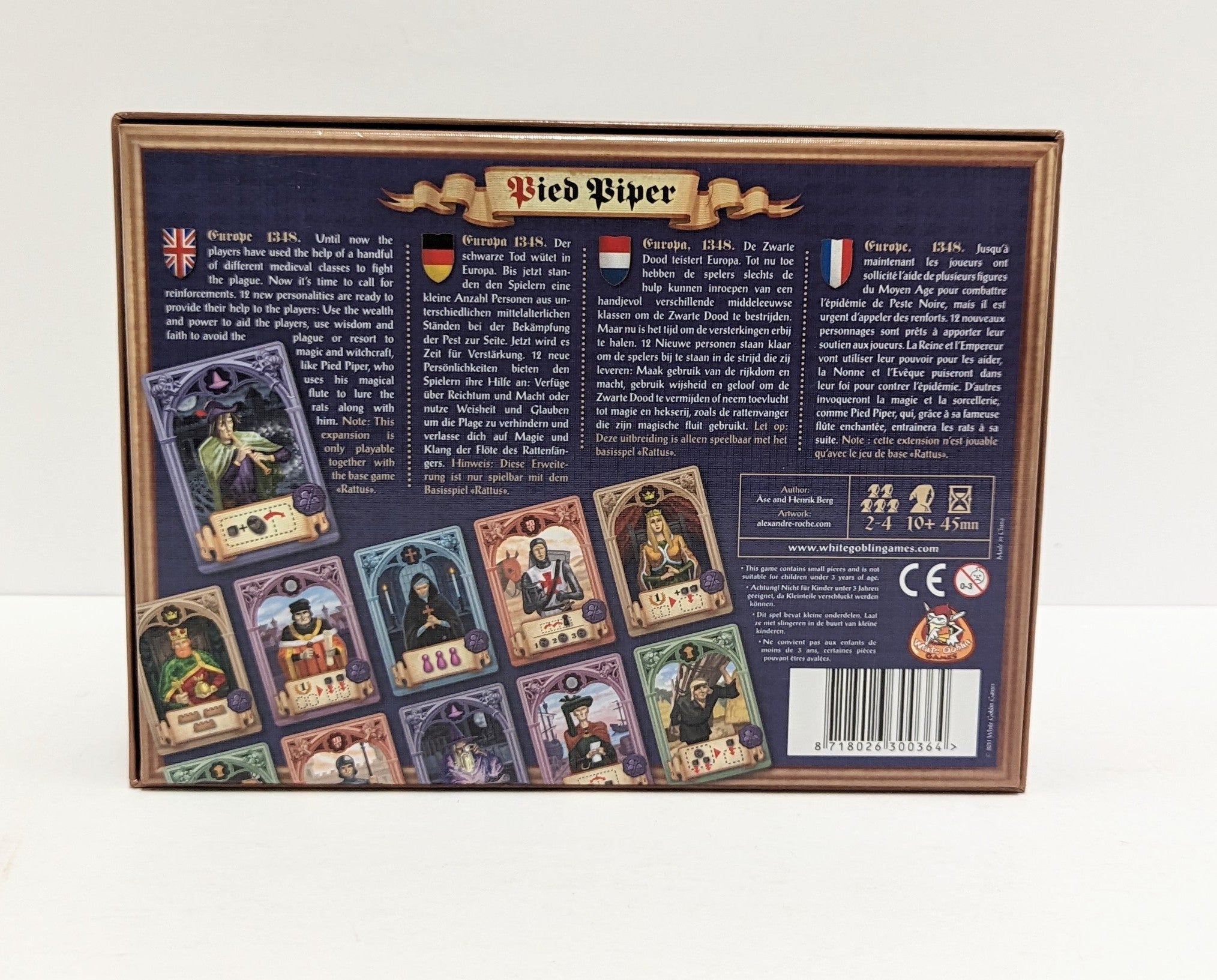 Rattus + Africanus Expansion + Pied Piper Expansion  (Multi) (Bundle) (Used)