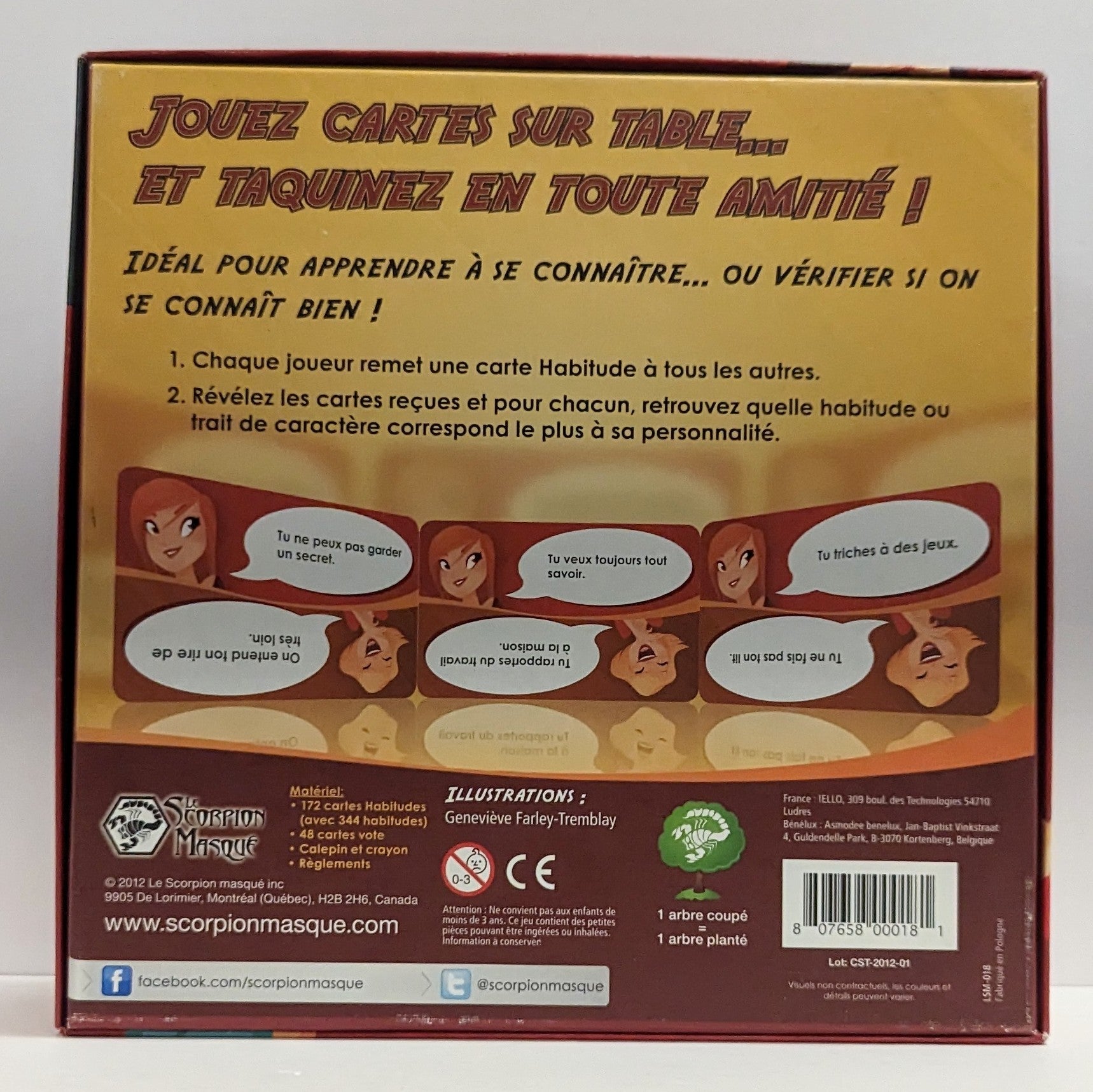 Cartes Sur Table (French) (Used)