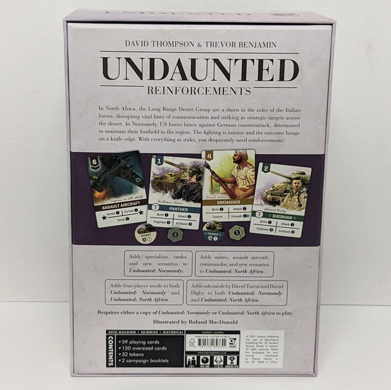 Undaunted: North Africa + Undaunted: Reinforcements (Bundle) (Used)
