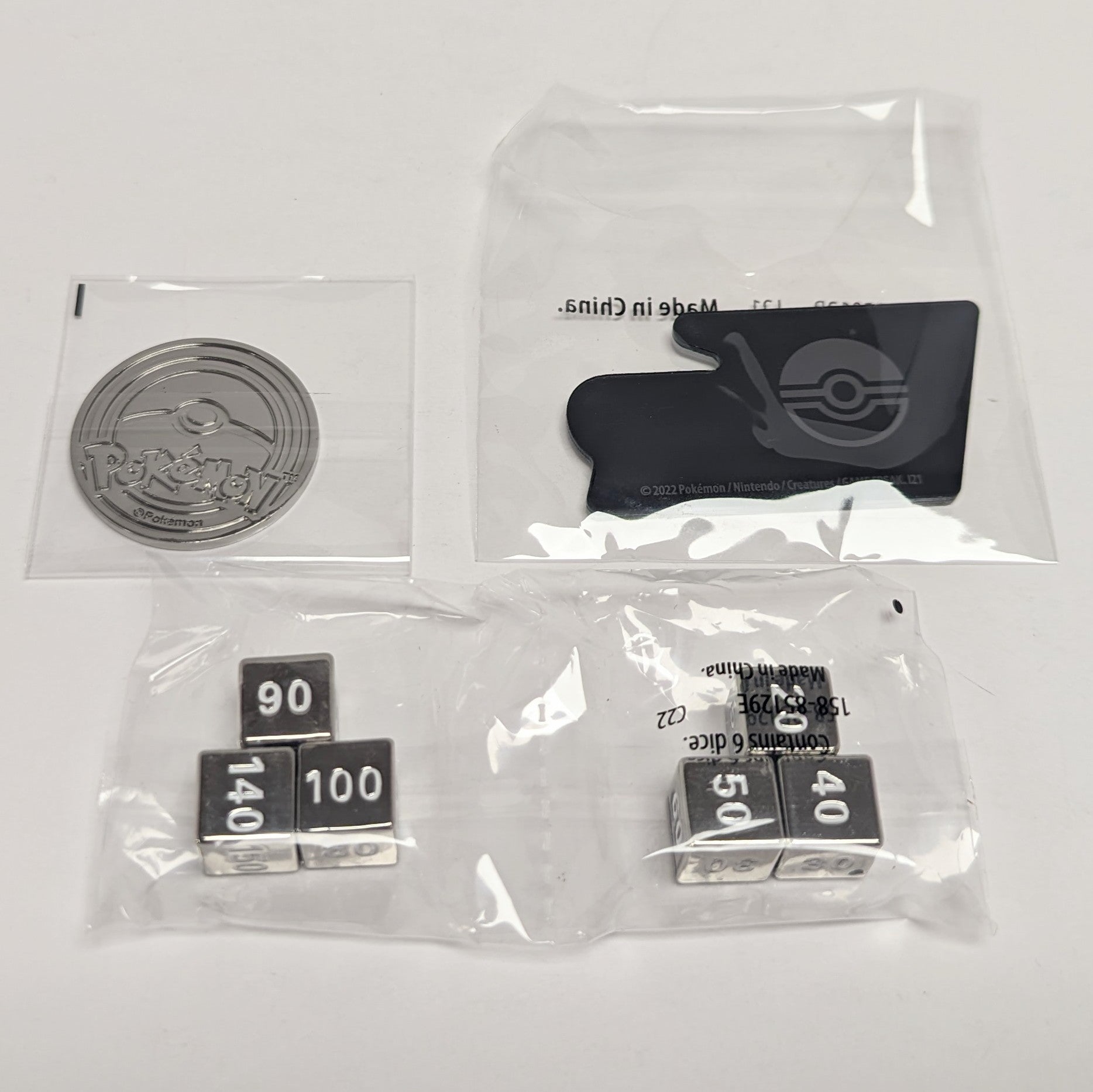 Pokemon Tcg: Arceus VSTAR Ultra premium Collection - Metal Coin and Dice