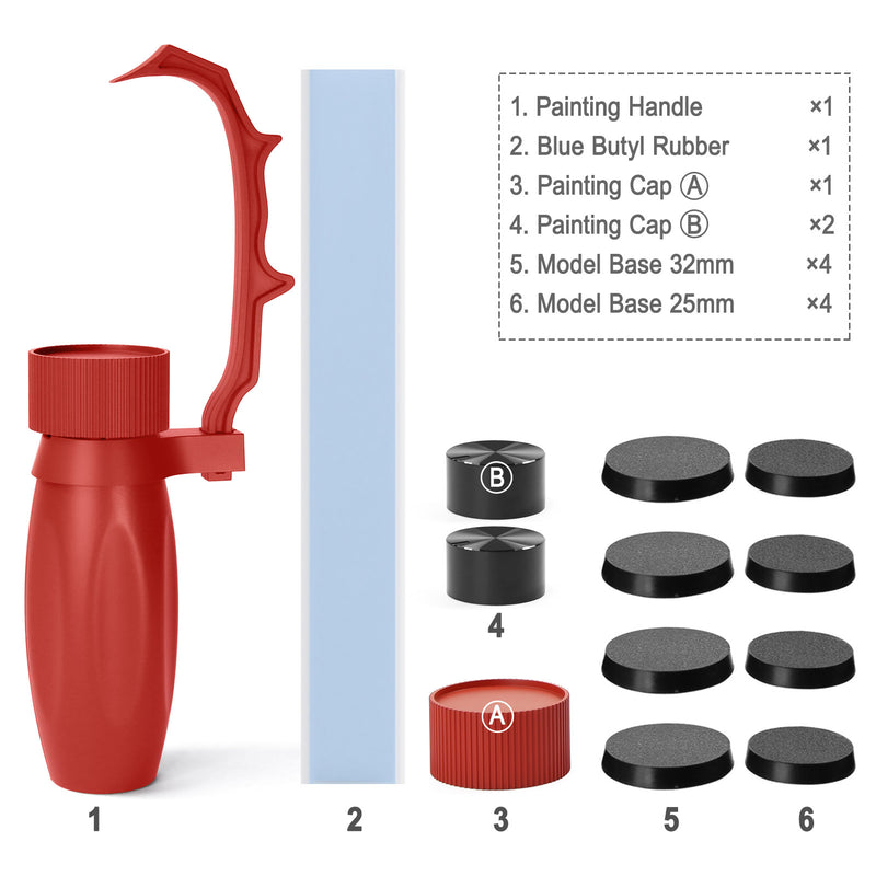 Red Painting Handle